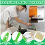 BGIUSQF Lot de 12 Pièces Kit Rouleau Peinture, Kit Peinture Mur et Plafond, Kit Peinture Mur, Rouleau Et Pinceaux, Comprend un B