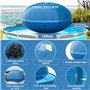 ZQEJEFD Coussin de Piscine pour l'hiver, XXL 120 x 120 cm Coussin d'air de Piscine, Coussin Piscine Hivernage, Coussin Gonflable