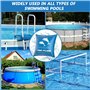 ZZXLOPEZ Coussin de Piscine pour l'hiver, XXL 120 x 120 cm Coussin d'air de Piscine, Flotteur Hivernage Piscine, Coussin Piscine