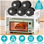 BBLTIFF Etagere Micro Onde, 2 Niveaux Support de Four à Micro-Ondes Extensible 40-65cm, Support Micro Onde, Etagere Cuisine, ave