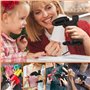 BBLTIFF Pistolet à Colle Chaude, Pistolet a Colle Sans Fil avec 40pcs 7×150mm Bâtons de Colle, 6 Manchons En Silicone pour Doigt
