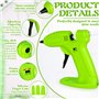 inclut 40 Bâtons de Colle 7mm et 6 Protège-Doigts en Si