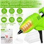 SaiXuan Pistolet à Colle Chaude sans Fil, Batterie Rechargeable 2600mAh, inclut 40 Bâtons de Colle 7mm et 6 Protège-Doigts en Si