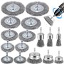 RDDAIPE 16pcs Brosse Metallique pour Perceuse