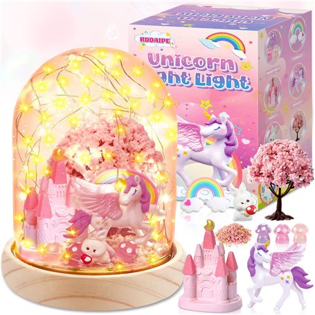 RDDAIPE DIY Veilleuse Licorne Fille