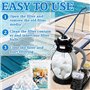 JEDWKFA 1400g Balles Filtrantes, Boules de Filtre de Piscine, Balles Filtrantes pour Piscine, Peut Remplacer 50 kg de Sable Filt
