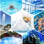 JEDWKFA 1400g Balles Filtrantes, Boules de Filtre de Piscine, Balles Filtrantes pour Piscine, Peut Remplacer 50 kg de Sable Filt