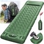 NEMMXUB Tapis de Camping Gonflable Ultraléger avec Oreiller - Matelas Gonflable 1 Place