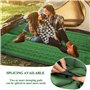 NEMMXUB Tapis de Camping Gonflable Ultraléger avec Oreiller - Matelas Gonflable 1 Place, Matelas autogonflant de Camping, Tapis 