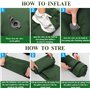 NEMMXUB Tapis de Camping Gonflable Ultraléger avec Oreiller - Matelas Gonflable 1 Place, Matelas autogonflant de Camping, Tapis 