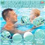 ZQEJEFD Brassard Enfant, Brassard Gonflable Bebe, Brassard Bebe 1-4Ans, Brassard avec 3 Airbags Indépendants, Brassard pour Enfa