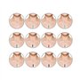 YiYaO Pendentifs Point de Quartz,Pendentif Pierre Naturelle 12 Pièces Collier Hexagonal Colliers à Pierres Précieuses à Quartz à