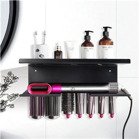 Lumclaw Support mural pour bigoudis Dyson Airwrap - Support de rangement pour outils de soins capillaires