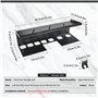 Lumclaw Support mural pour bigoudis Dyson Airwrap - Support de rangement pour outils de soins capillaires