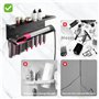 Lumclaw Support mural pour bigoudis Dyson Airwrap - Support de rangement pour outils de soins capillaires