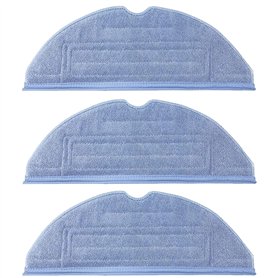 BECILES Lot de 3 serpillères de rechange en microfibre pour aspirateur Roborock S7 S7Plus T7 T7plus T7SPlus - Réutilisables et l