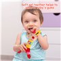 JoyPlus Hochet Bébé Jouet, Jouets D'éveil Bebe 0 3 6 12 Mois, Jouet de Peluche Hochets, Montessori Sensoriels Jouet Eveil Bebe, 