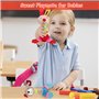 JoyPlus Hochet Bébé Jouet, Jouets D'éveil Bebe 0 3 6 12 Mois, Jouet de Peluche Hochets, Montessori Sensoriels Jouet Eveil Bebe, 