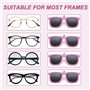 FUIPVGI 2 Pièces Clip Lunettes de Soleil Enfant Clip Lunettes de Soleil Polarisées Clip Lunettes Polarisant Pour Garçons et Fill