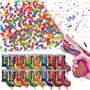 canon confettis 16 pièces paquet confettis bombe lanceur multicolore biodégradables cannons anniversaire étincelants confettis p