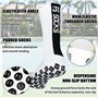 MHDUYEG 4 Paires Chaussettes de Football 38-45 Chaussette Antidérapante Foot Homme Femme, Sports de Plein Air Chaussettes de Cou