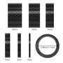 Fibre de Carbone Entretoise, 12pcs Entretoises de Casque Sont Utilisés pour le Guidon de Vélo, Entretoise de Casque de Vélo Pour