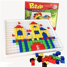 Gearmax Ensemble de 420 Pièces Jeux De Construction Loisirs Creatifs Mosaiques Jouet pour Enfants