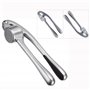 Itian Presse-ail de Cuisine Professionnelle, Presse Ail Inox Professionnel, Hachoir à Ail Broyeur de Gingembre