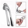 Itian Presse-ail de Cuisine Professionnelle, Presse Ail Inox Professionnel, Hachoir à Ail Broyeur de Gingembre
