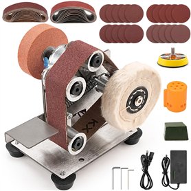 SI FANG Mini Ponceuse à Bande électrique Kit d'affûtage de Couteau
