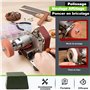 SI FANG Mini Ponceuse à Bande électrique Kit d'affûtage de Couteau, Petite Meuleuse d'établi, 7 Vitesses réglables, Pour le Trav