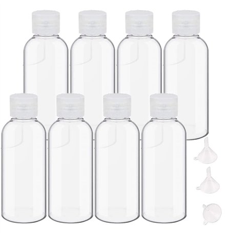 8 Pièces 100ml Flacons Vide de Voyage