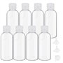 8 Pièces 100ml Flacons Vide de Voyage