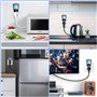 Vinabo Wattmètre Prise Compteur d'Énergie,Prise Compteur d'Énergie Numérique,Consommation avec 7 Modes Surveillance,Prise Consom
