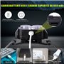 Vinabo Lampe Frontale Rechargeable, Lampe Frontale LED Ultra Puissante Détecteur de Mouvement, 6 Modes d'éclairage, Réglable Éta
