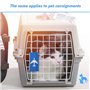 Blendura Lot De 4 éTiquettes Bagages en Aluminium, Etiquette Valise pour Valises avec Carte D'Informations Personnelles, AdaptéE