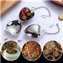 BOBOZHONG Infuseur Thé,4 pièces Boule A Thé en Acier Inoxydable,Filtre à Thé Boule à Thé Passoire à Thé Tamis à Thé Tamis à Thé,