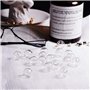 Samantha Boule de Verre Transparente, Faite À La Main Globe en Verre Soufflé, pour fFaire des Boucles d'oreilles ou de L'artisan