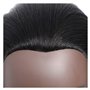 Tête de mannequin avec de vrais cheveux Coiffeur Tête d'entraînement Mannequin Cosmétologie Tête Coiffeurs Pratique Tête d'entra