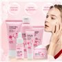 Fengyang® 6Pcs Set de Soins, Sakura Ensemble De Soins De La Peau, Soins Du Visage À Texture Rafraîchissante, Kit de Soins de La 