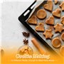 Dyaucwpo Pistolet à Patisserie, Presse à Pâtisserie en Acier Inoxydable, Machine à Biscuits, Presse à Biscuits Avec 13 Gabarits,