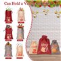 Calendrier de l'Avent Vide a Remplir, Soi Meme 2024 Femme Homme Enfant, 18x13cm und 15x10cm Sac pour Calendrier de l'Avent 24 Sa