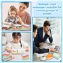 A8 Flashcard, 600Pcs lignées Flashcards avec anneau, Cartes de vocabulaire pour l’apprentissage du vocabulaire en déplacement, F