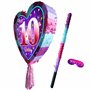 Piñata 10e anniversaire avec bâton – Jeu de fête pour filles – Grand 41 cm x 38 cm
