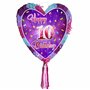 Piñata 10e anniversaire avec bâton – Jeu de fête pour filles – Grand 41 cm x 38 cm