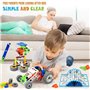 Blocs de Construction 175 pièces 11-en-1 ,Jeux pour garçons et Filles-l'Apprentissage la Construction Jouets Créatif, interactif