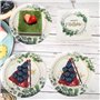 24 Invités Vaisselle de Fête Anniversaire Vert Sauge,Vert Assiettes Jetable D'anniversaire 120 Pcs,Vert Baby Shower Décoration V