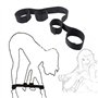 Ensemble de Menottes Bandage Sexy Adulte Jeu Jouets Sexuels Bracelet Menottes Chevilles Collier Tour de Cou SM Jouet érotique Se
