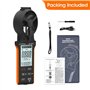 Anémomètre Numérique portable HVAC testeur de vitesse du vent mesure la vitesse du vent m/s, km/h, mph, nœuds température ℃/℉ su