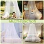 Moustiquaire de lit, Grand Moustiquaire, 250x60x1100cm, Moustiquaire pour Lit Double Simple, Grande Ciel de Lit Adulte pour Un U